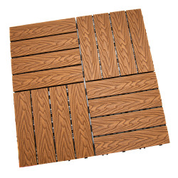 Podest tarasowy panel WPC 30x30x2 cm TEAK