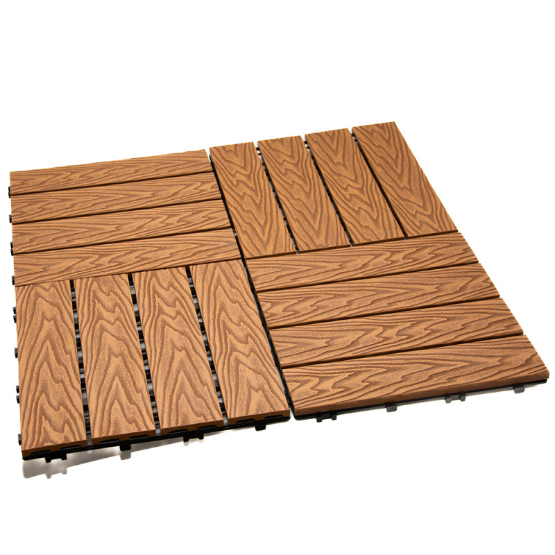 Podest tarasowy panel WPC 30x30x2 cm TEAK