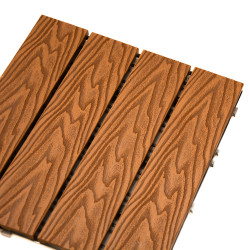 Podest tarasowy panel WPC 30x30x2 cm TEAK Zestaw 4szt. 0,36mkw