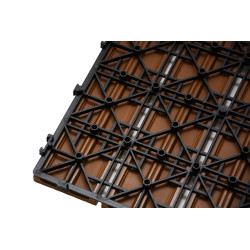 Podest tarasowy panel WPC 30x30x2,2 cm TEAK Zestaw 12szt. 1mkw