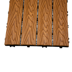 Podest tarasowy panel WPC 30x30x2 cm TEAK Zestaw 10szt. 0,9mkw