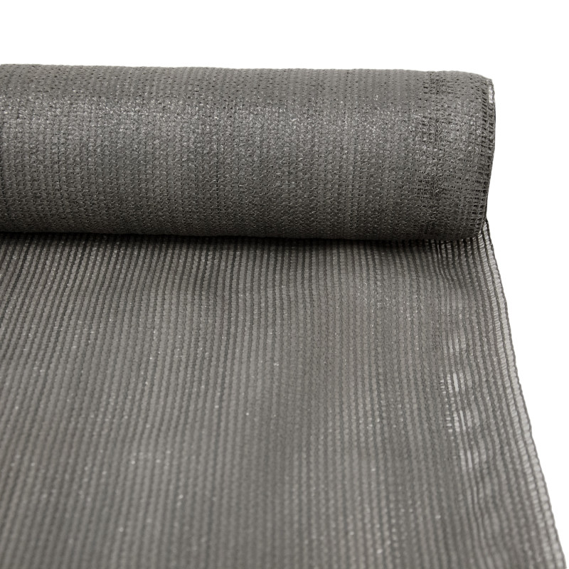 Siatka cieniująca szara H1,5mx25m 90% zacienienia 105g/m2