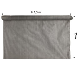 Siatka cieniująca szara H1,5mx25m 90% zacienienia 105g/m2