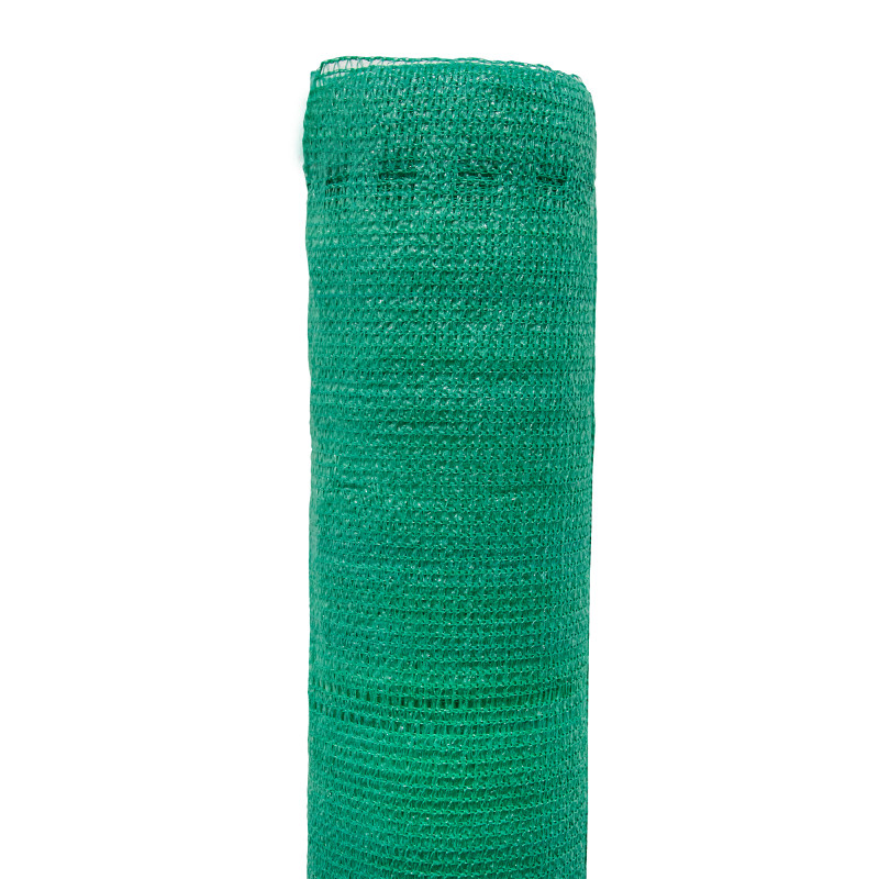Siatka cieniująca zielona H1,5x25m 90% zacienienia 105g/m2