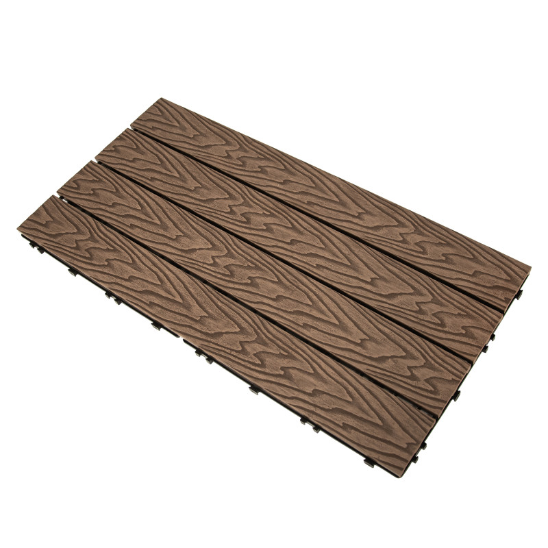 Podest tarasowy panel WPC 30x60x2 cm BRĄZ