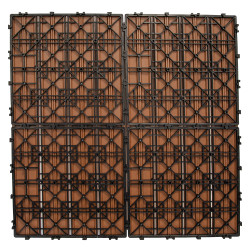 Podest tarasowy panel WPC 30x60x2 cm TEAK