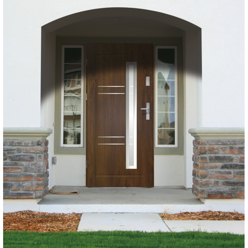  Drzwi zewnętrzne przeszklone APOLLO - Produkt polski- aranżacja