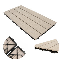Podest tarasowy panel WPC 30x60x2 cm BEŻOWY
