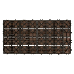 Podest tarasowy panel WPC 30x60x2 cm BRĄZ - zestaw 6 sztuk 1mkw