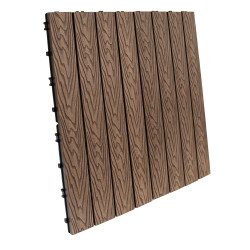 Podest tarasowy panel WPC 30x60x2 cm BRĄZ - zestaw 6 sztuk 1mkw