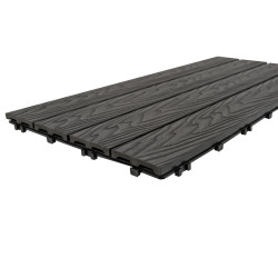 Podest tarasowy panel WPC 30x60x2 cm SZARY - zestaw 6 sztuk - 1mkw