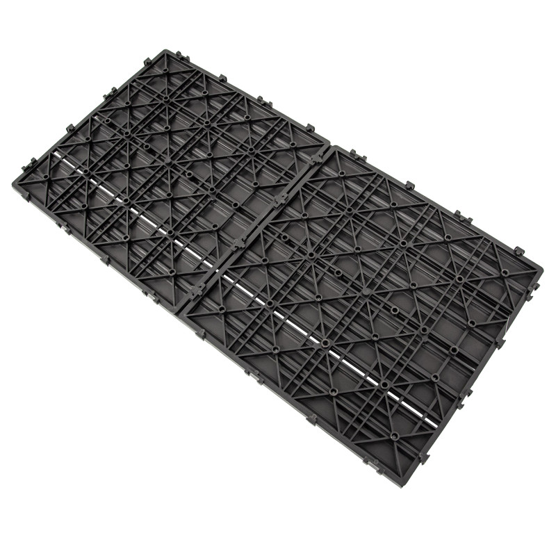 Podest tarasowy panel WPC 30x60x2 cm SZARY - zestaw 6 sztuk - 1mkw