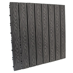 Podest tarasowy panel WPC 30x60x2 cm SZARY - zestaw 6 sztuk - 1mkw