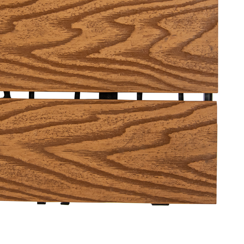 Podest tarasowy panel WPC 30x60x2 cm TEAK - zestaw 6 sztuk 1mkw