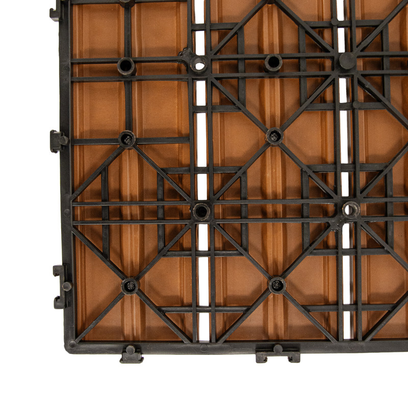 Podest tarasowy panel WPC 30x60x2 cm TEAK - zestaw 6 sztuk 1mkw