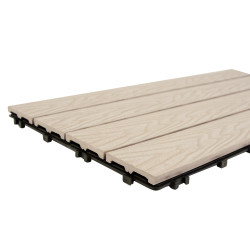 Podest tarasowy panel WPC 30x60x2 cm BEŻOWY - zestaw 6 sztuk 1mkw