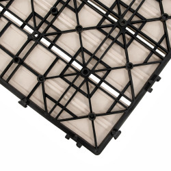 Podest tarasowy panel WPC 30x60x2 cm BEŻOWY - zestaw 6 sztuk 1mkw