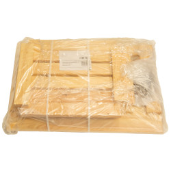 Drewniana skrzynka na ziemniaki na kółkach 30x37x51 cm