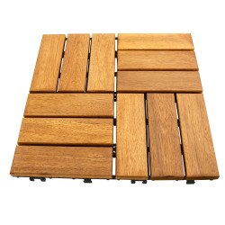 Podest Tarasowy Akacjowy II Płytki Mozaika Na CLICK na Taras 30x30x2,4 cm Zestaw 11 szt 0,99mkw