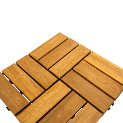 Podest Tarasowy Akacjowy II Płytki Mozaika Na CLICK na Taras 30x30x2,4 cm Zestaw 11 szt 0,99mkw