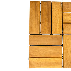 Podest Tarasowy Akacjowy II Płytki Mozaika Na CLICK na Taras 30x30x2,4 cm Zestaw 11 szt 0,99mkw