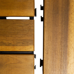 Podest Tarasowy Akacjowy II Płytki Mozaika Na CLICK na Taras 30x30x2,4 cm Zestaw 11 szt 0,99mkw