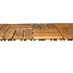 Podest Tarasowy Akacjowy II Płytki Mozaika Na CLICK na Taras 30x30x2,4 cm Zestaw 11 szt 0,99mkw