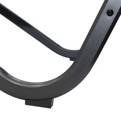 Leżak ogrodowy SOLARIA szary regulowane oparcie PREMIUM