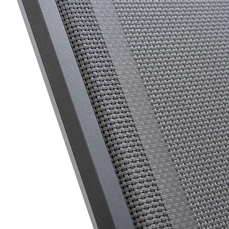 Leżak ogrodowy SOLARIA szary regulowane oparcie PREMIUM