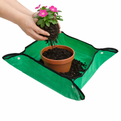 Mata do przesadzania kwiatów roślin podkładka składana ogrodowa 48,5x48,5 cm