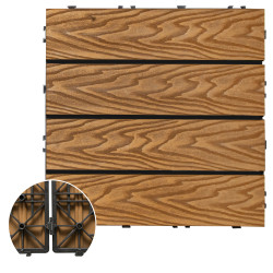 Podest tarasowy panel WPC 30x30x2 cm TEAK
