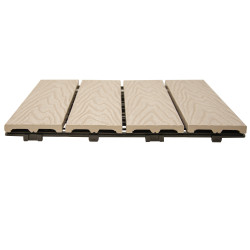 Podest tarasowy panel WPC 30x30x2 cm BEŻ Zestaw 12szt. 1mkw