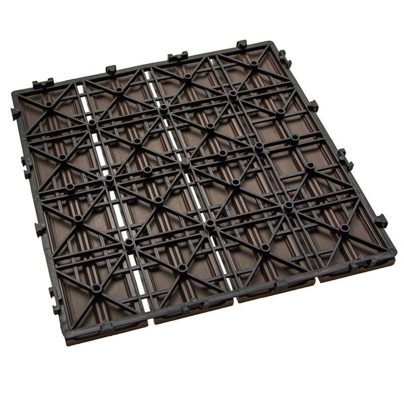 Podest tarasowy panel WPC 30x30x2 cm BRĄZ