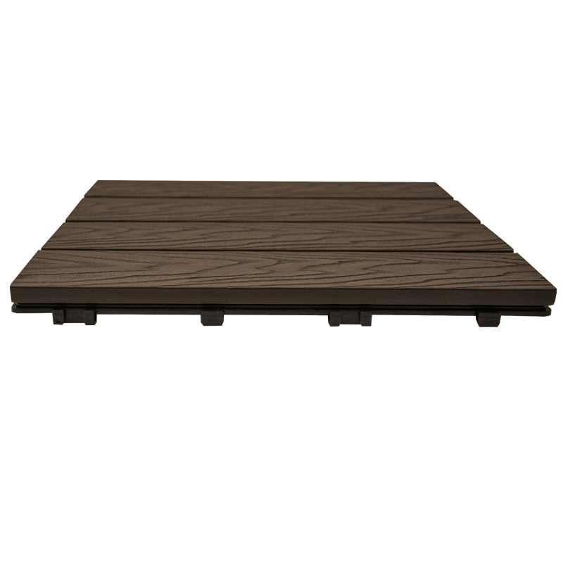 Podest tarasowy panel WPC 30x30x2 cm BRĄZ