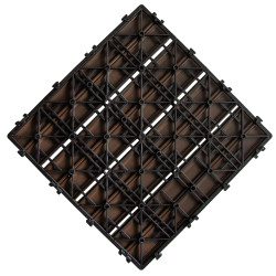 Podest tarasowy panel WPC 30x30x2 cm BRĄZ Zestaw 10szt. 0,9mkw