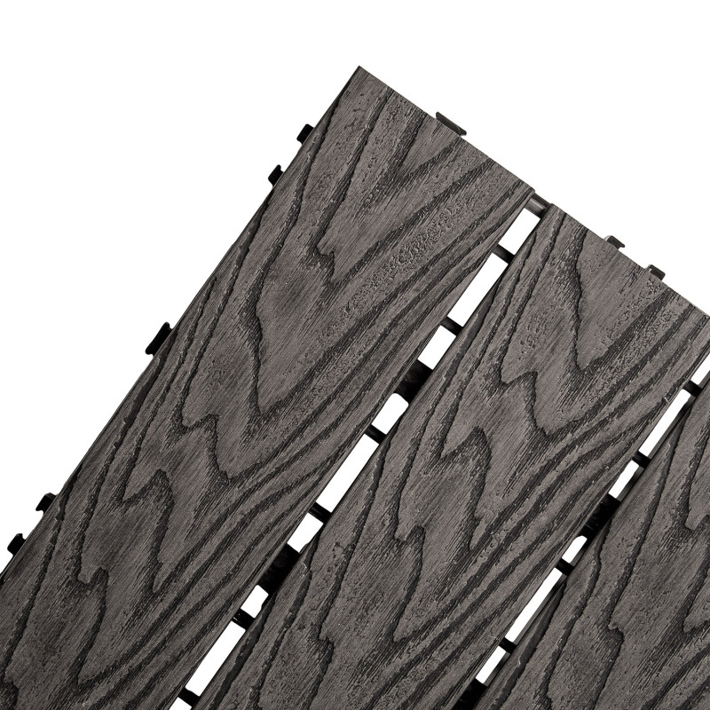 Podest tarasowy panel WPC 30x30x2 cm SZARY