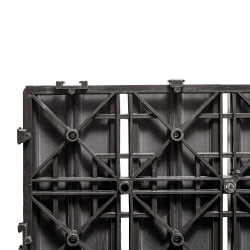 Podest tarasowy panel WPC 30x30x2 cm SZARY Zestaw 4szt. 0,36mkw