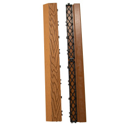 Profil najazdowy 60cm WPC TEAK do podestu tarasowego