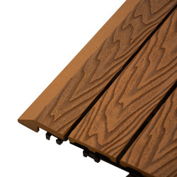 Profil najazdowy 60cm WPC TEAK do podestu tarasowego