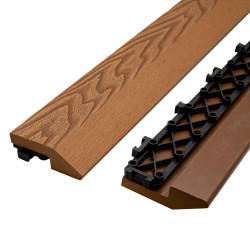 Profil najazdowy 60cm WPC TEAK do podestu tarasowego Zestaw 4szt.