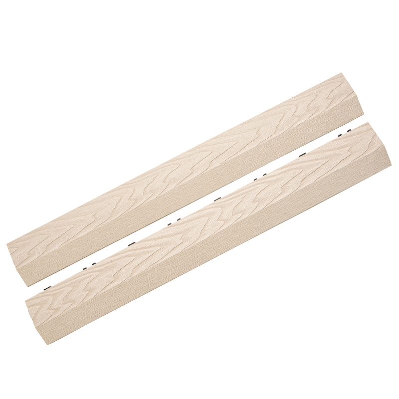 Profil najazdowy 60cm WPC BEŻ do podestu tarasowego