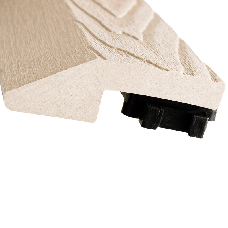 Profil najazdowy 60cm WPC BEŻ do podestu tarasowego Zestaw 4 szt.