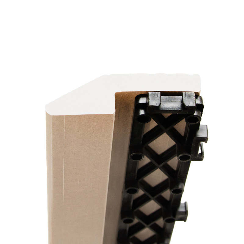 Profil najazdowy 60cm WPC BEŻ do podestu tarasowego Zestaw 4 szt.