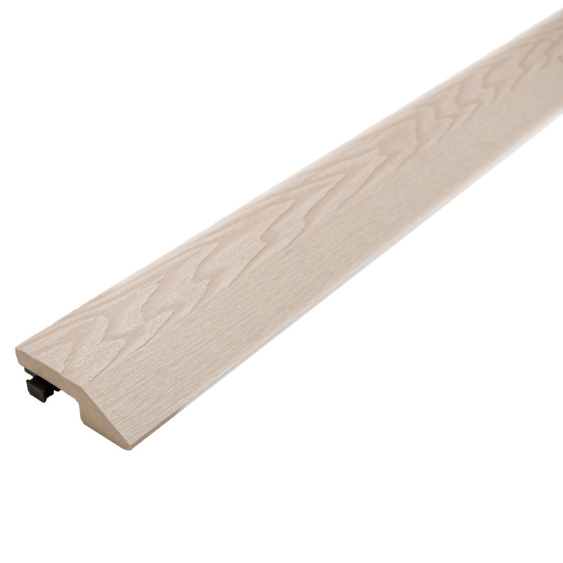 Profil najazdowy 60cm WPC BEŻ do podestu tarasowego Zestaw 4 szt.