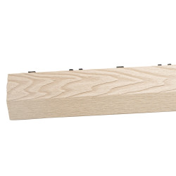 Profil najazdowy 60cm WPC BEŻ do podestu tarasowego Zestaw 4 szt.