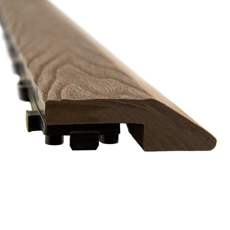 Profil najazdowy 60cm WPC BRĄZOWY do podestu tarasowego Zestaw 4szt.