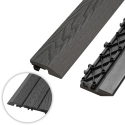 Profil najazdowy 60cm WPC SZARY do podestu tarasowego