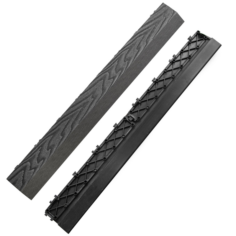 Profil najazdowy 60cm WPC SZARY do podestu tarasowego