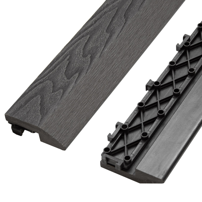 Profil najazdowy 60cm WPC SZARY do podestu tarasowego