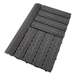 Profil najazdowy 60cm WPC SZARY do podestu tarasowego Zestaw 4szt.